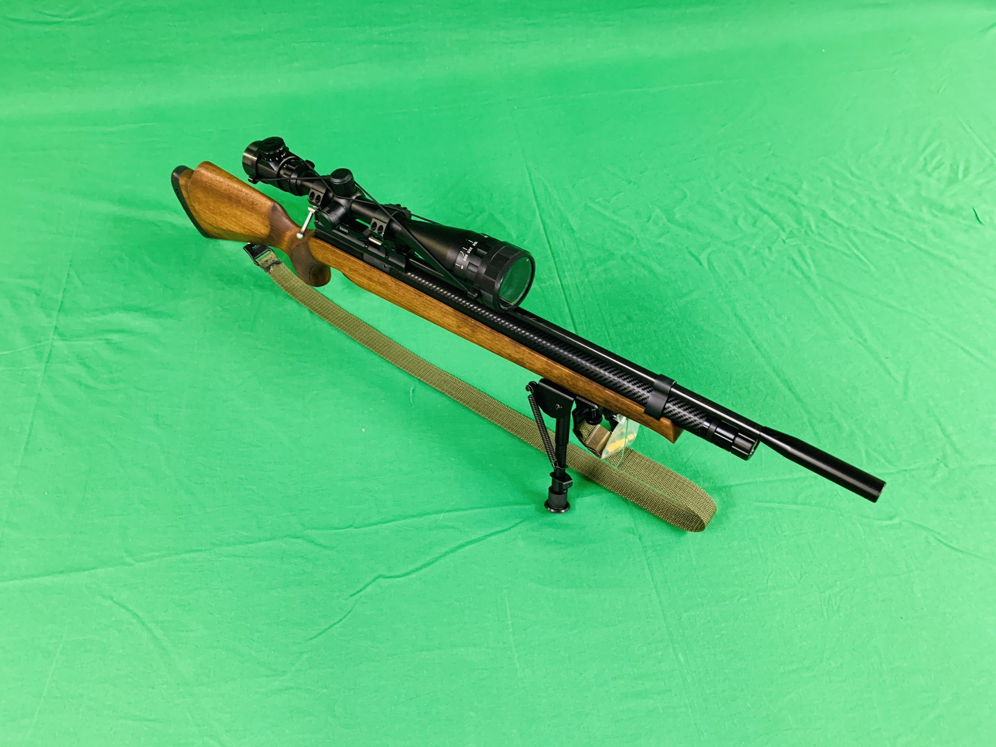 AIR ARMS S300 .177 BOLT ACTION PCP AIR RIFLE FITTED WITH BUSHNALL 6. - Image 15 of 16