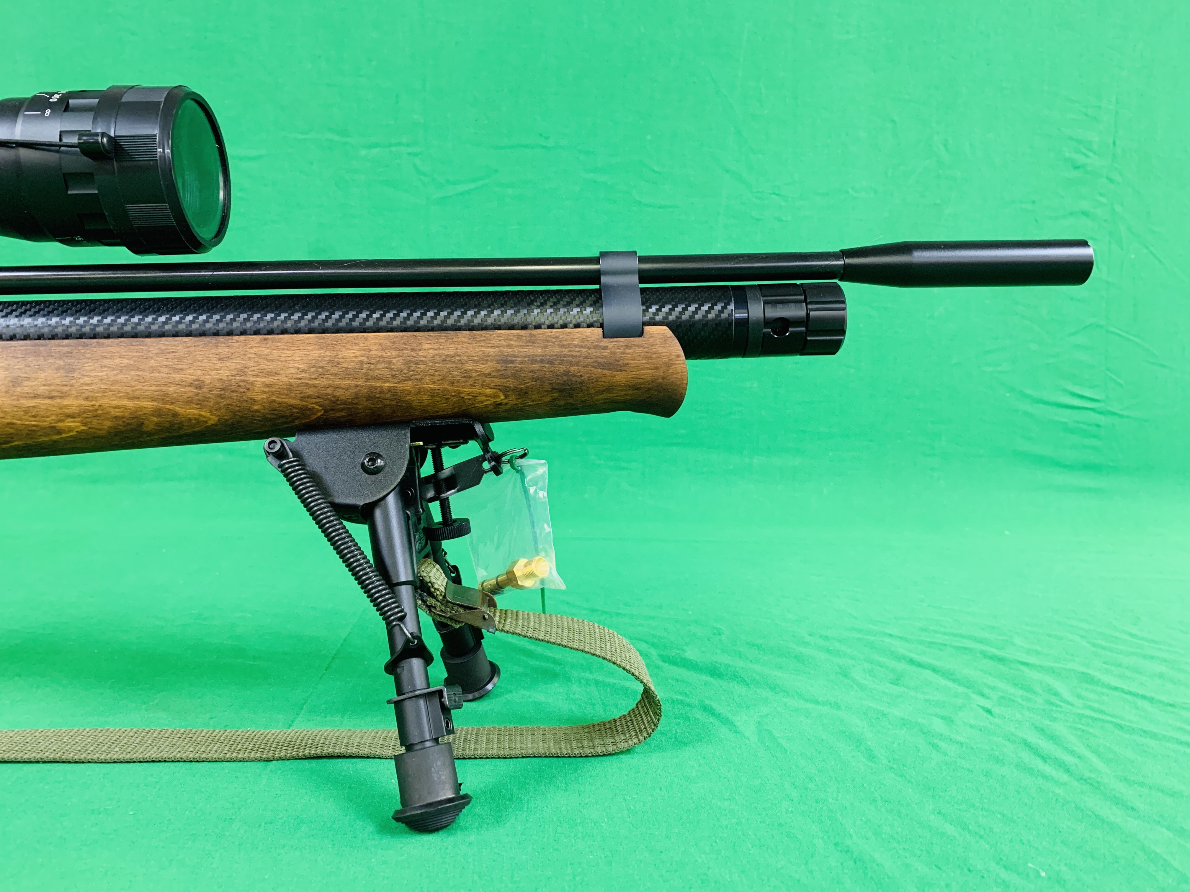 AIR ARMS S300 .177 BOLT ACTION PCP AIR RIFLE FITTED WITH BUSHNALL 6. - Image 2 of 16