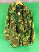 A "THE ORIGINAL KAMMO" LINED SHOOTING JACKET SIZE L AND MATCHING LEGGINGS SIZE M