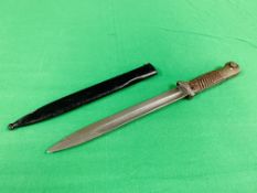 K98 BAYONET ENGRAVED 41 C/C 6363 WITH SCABBARD.