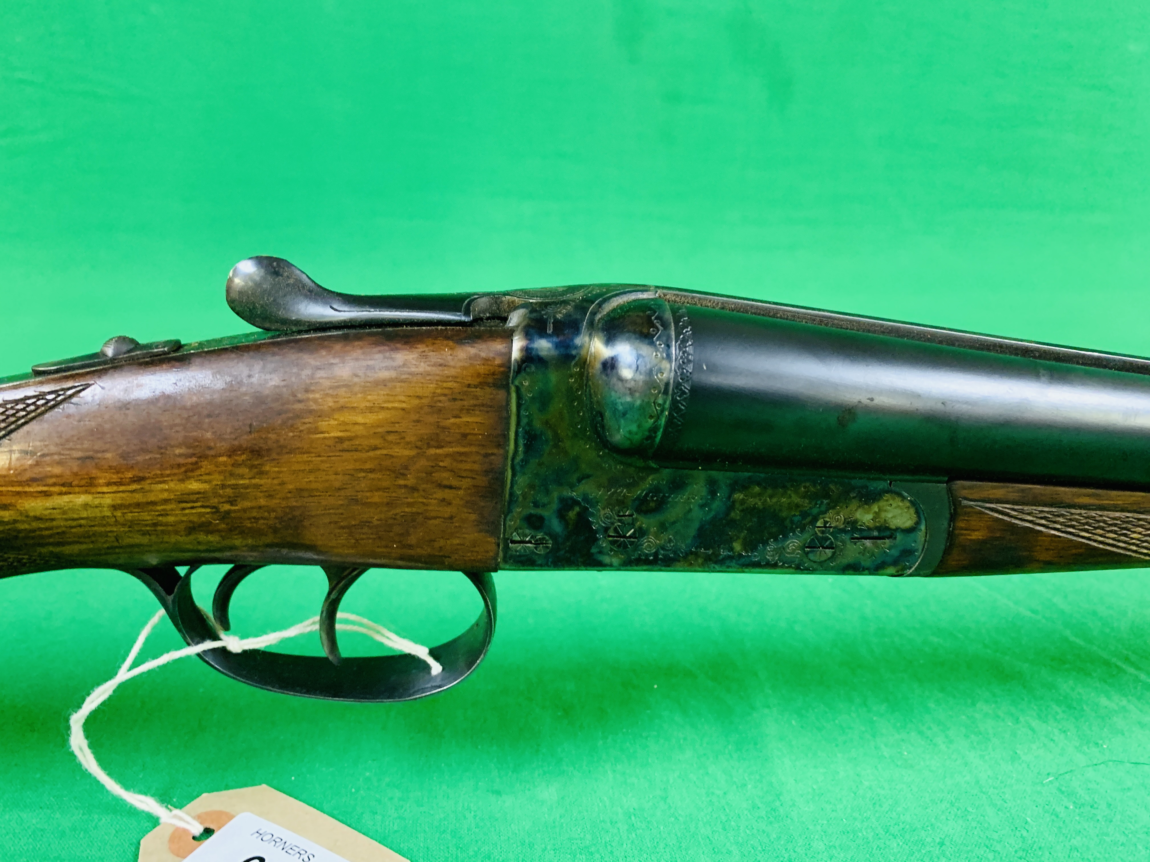 12G AYA SIDE BY SIDE SHOTGUN # 532471 - (ALL GUNS TO BE INSPECTED AND SERVICED BY QUALIFIED - Image 4 of 7