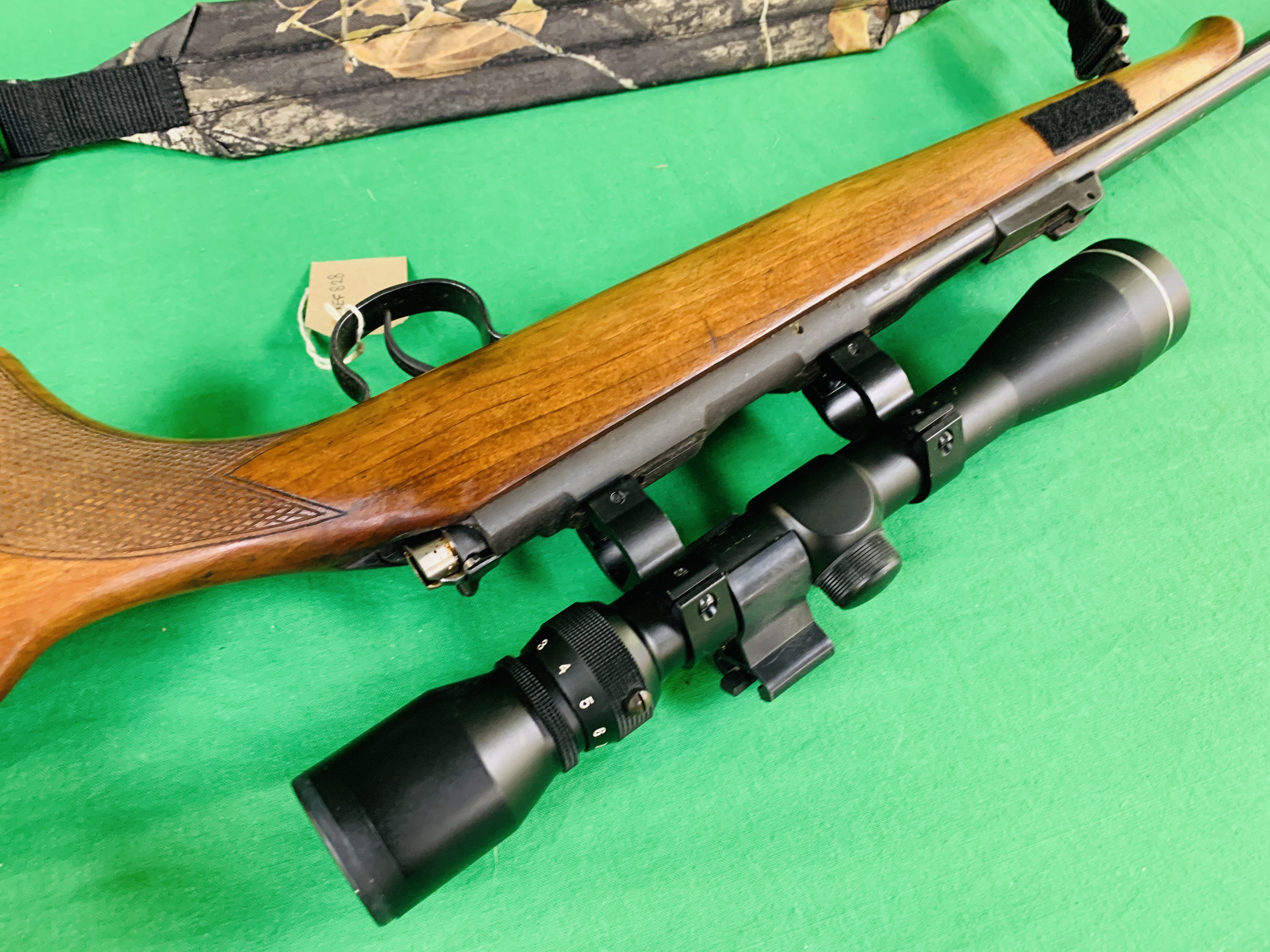 BRNO .22 R/F RIFLE BOLT ACTION (10 SHOT & 5 SHOT MAG) #349872 REF: 828. SAK . - Image 9 of 9