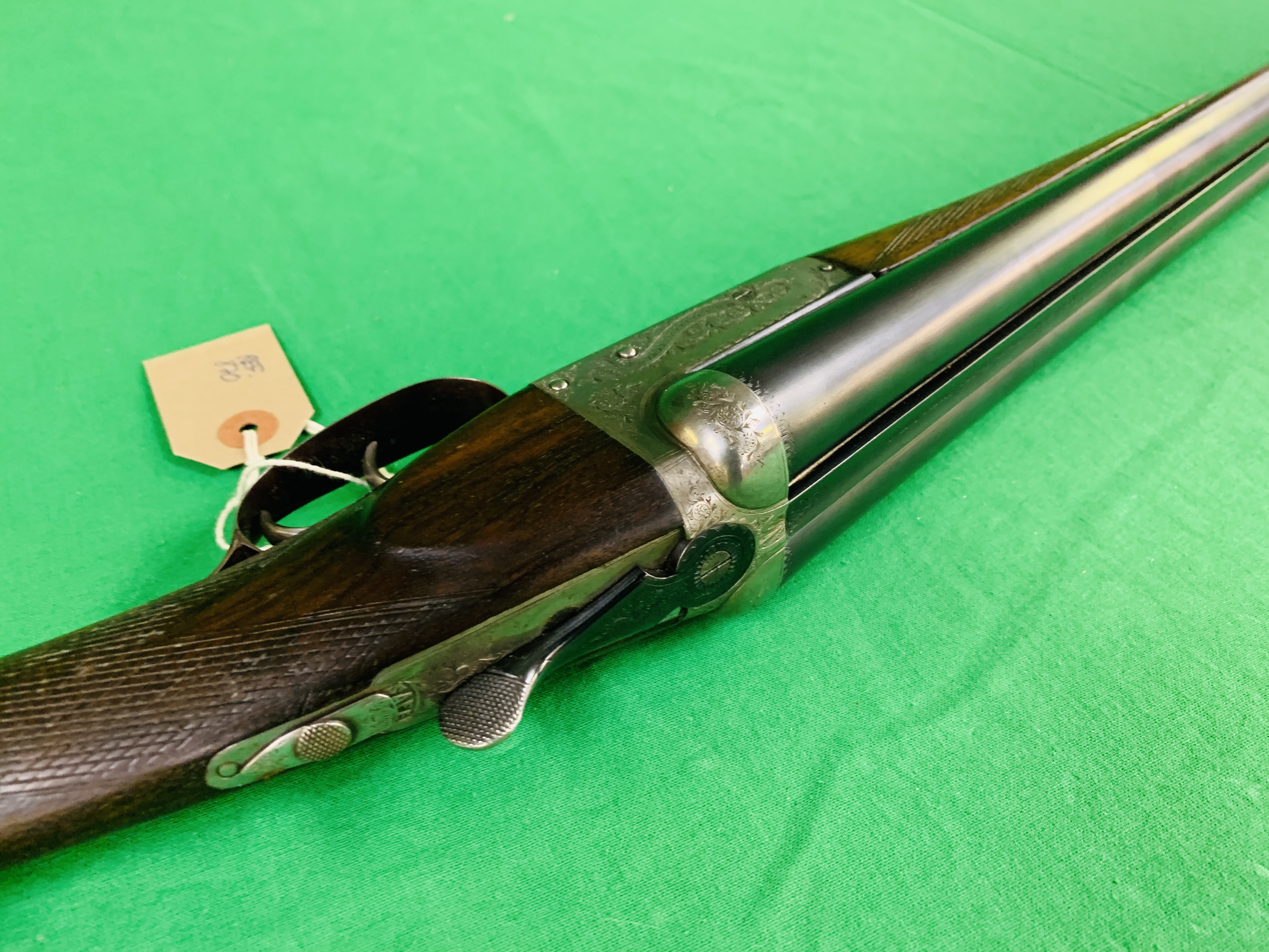 JEFFERY 12G S/B/S SHOTGUN #34829 28 INCH BARRELS NON EJECTOR - (ALL GUNS TO BE INSPECTED AND - Image 6 of 8