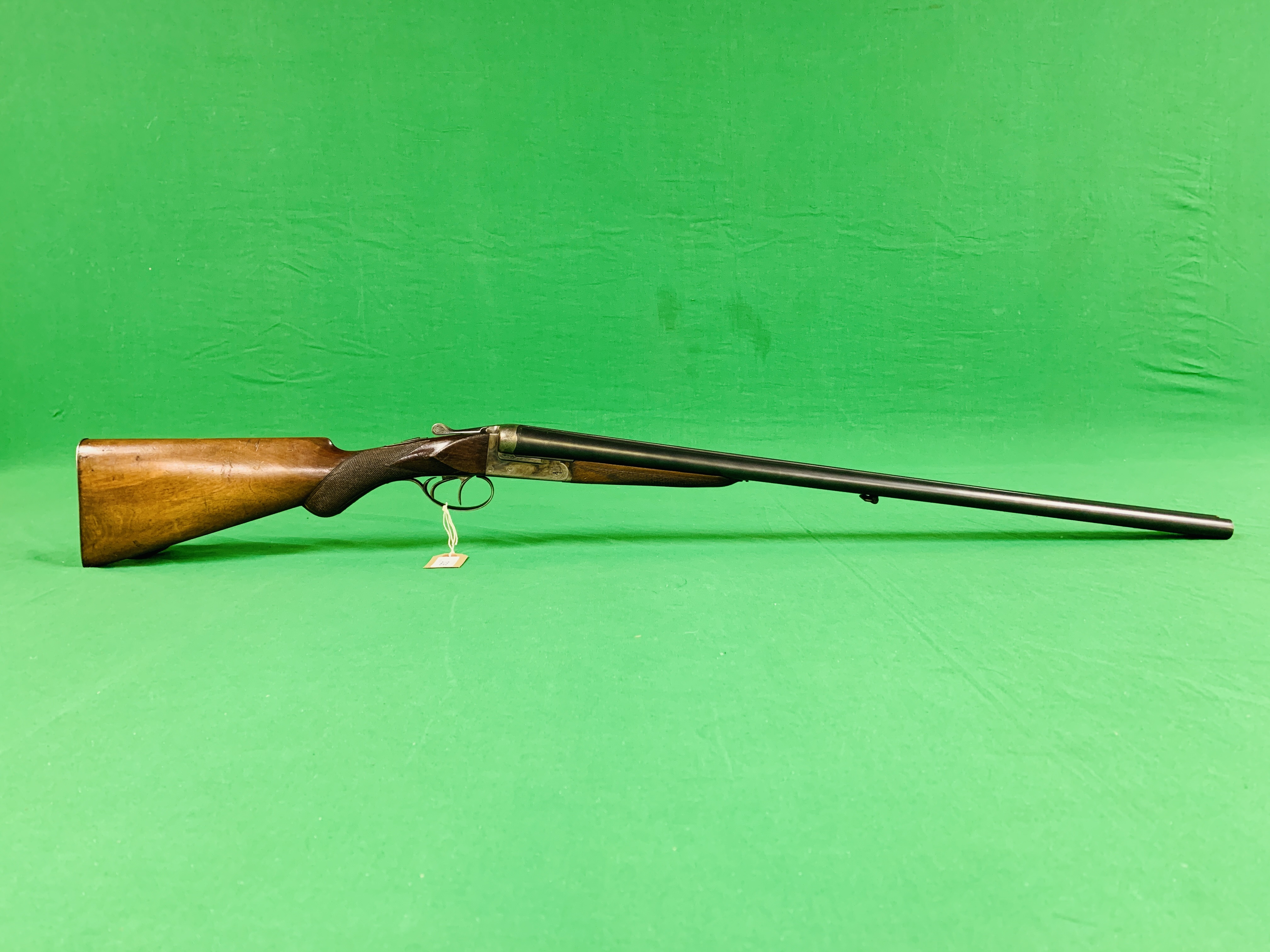 BELGIUM 12 BORE SIDE BY SIDE SHOTGUN # 1478 - (ALL GUNS TO BE INSPECTED AND SERVICED BY QUALIFIED