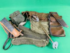 BERETTA PADDED GUN SLEEVE, PARKER HALE GUN SLEEVE, SHOOTING STICK,