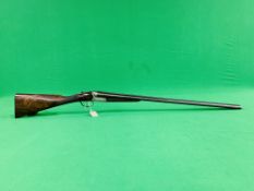 KNIGHT 12 BORE SIDE BY SIDE SHOTGUN # 881 - (ALL GUNS TO BE INSPECTED AND SERVICED BY QUALIFIED