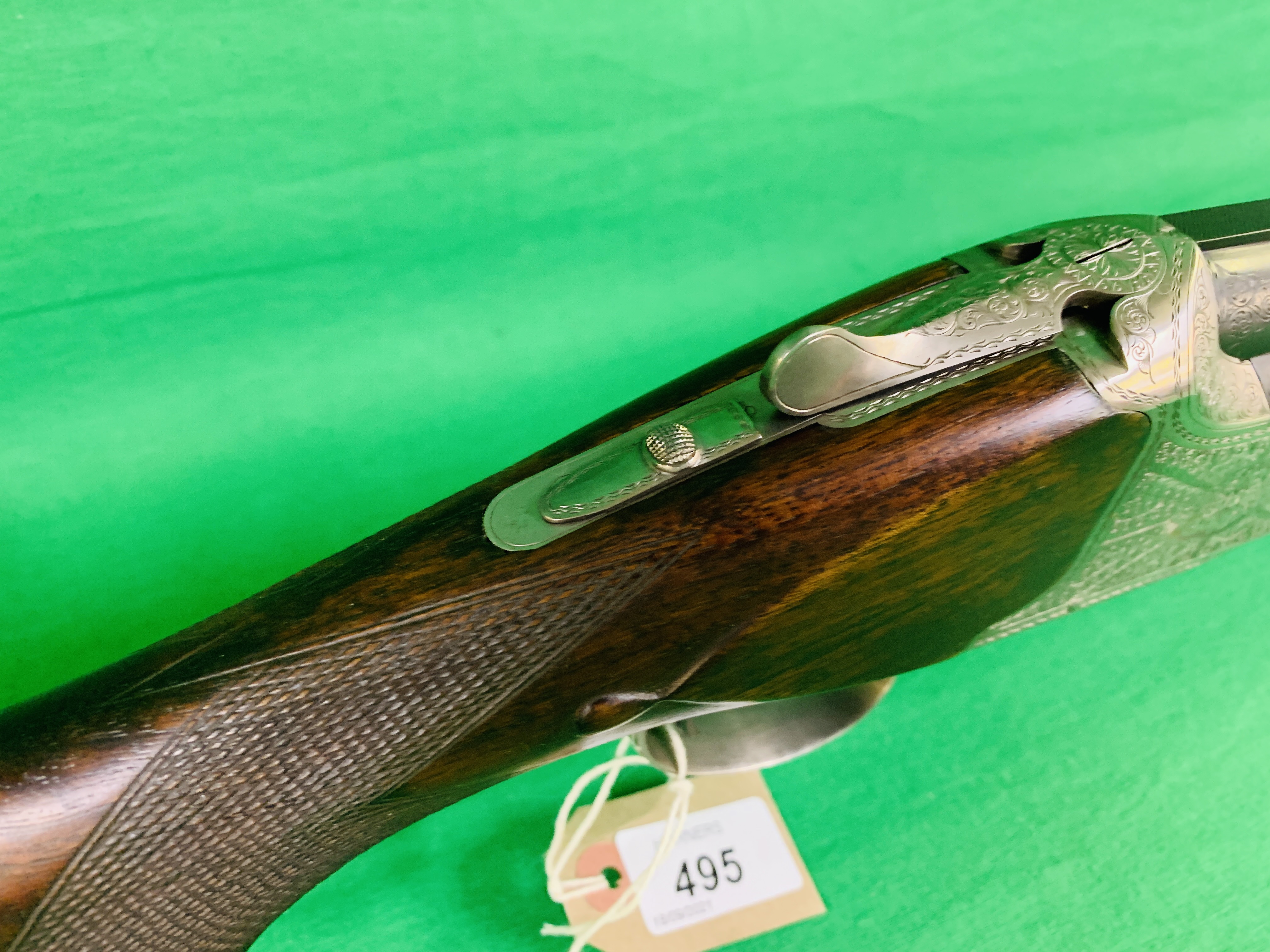 WINCHESTER GRAND EUROPEAN 12 BORE OVER AND UNDER SHOTGUN # 434503 IN HARD TRANSIT CASE COMPLETE - Image 5 of 12