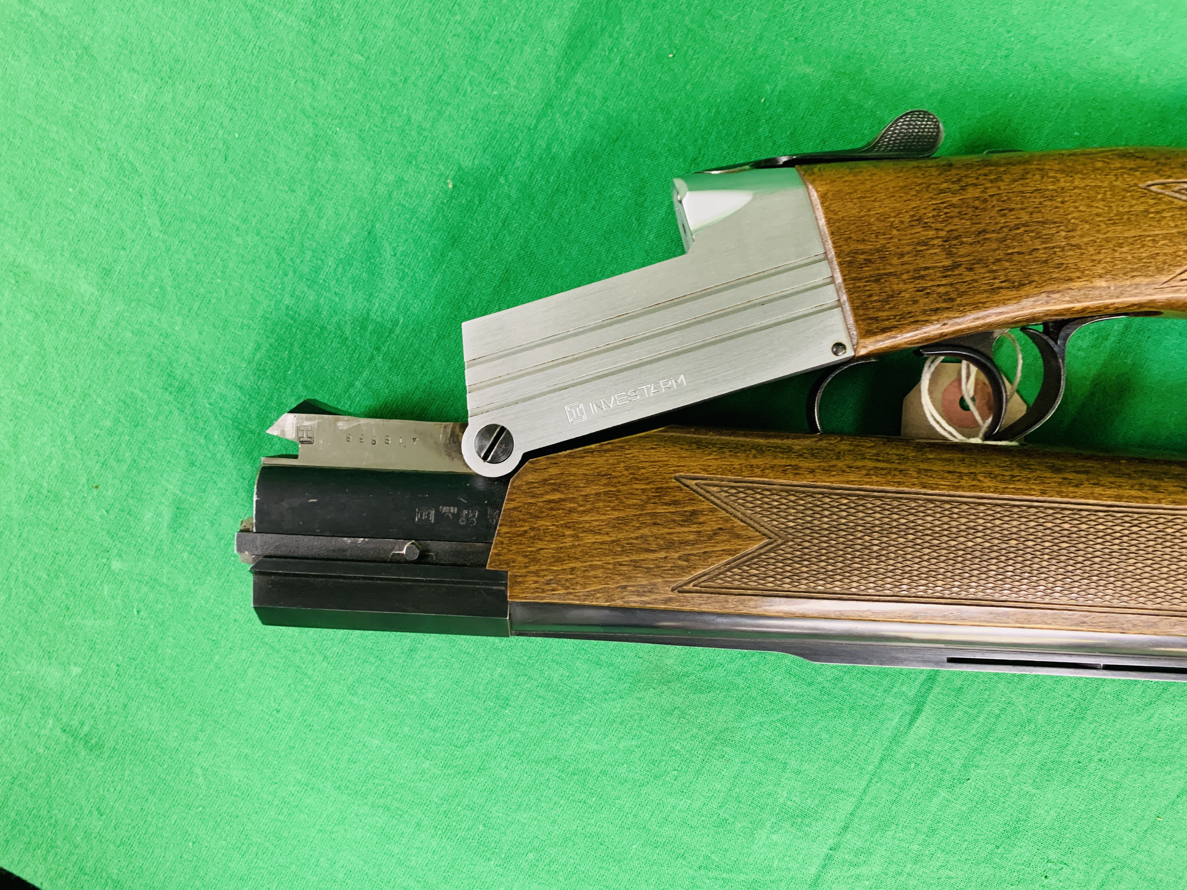 INVESTARM 20 BORE OVER AND UNDER SHOTGUN # 418838, SINGLE TRIGGER NO EJECTOR, - Image 8 of 9