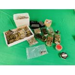 2 BOXES CONTAINING BRASS SHELLS,