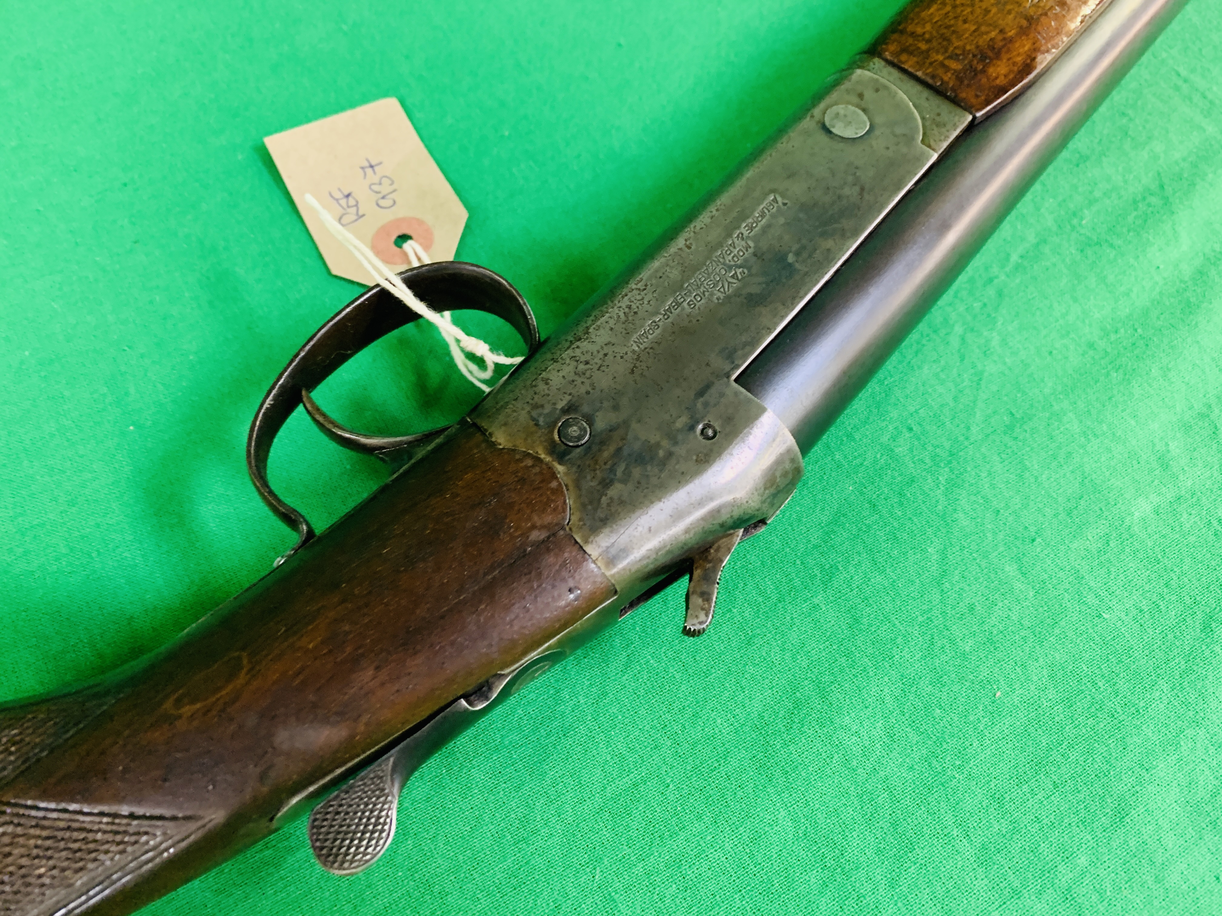 AYA 12 BORE SINGLE SHOT SHOTGUN # 196075 30 INCH BARREL - (ALL GUNS TO BE INSPECTED AND SERVICED BY - Image 7 of 8