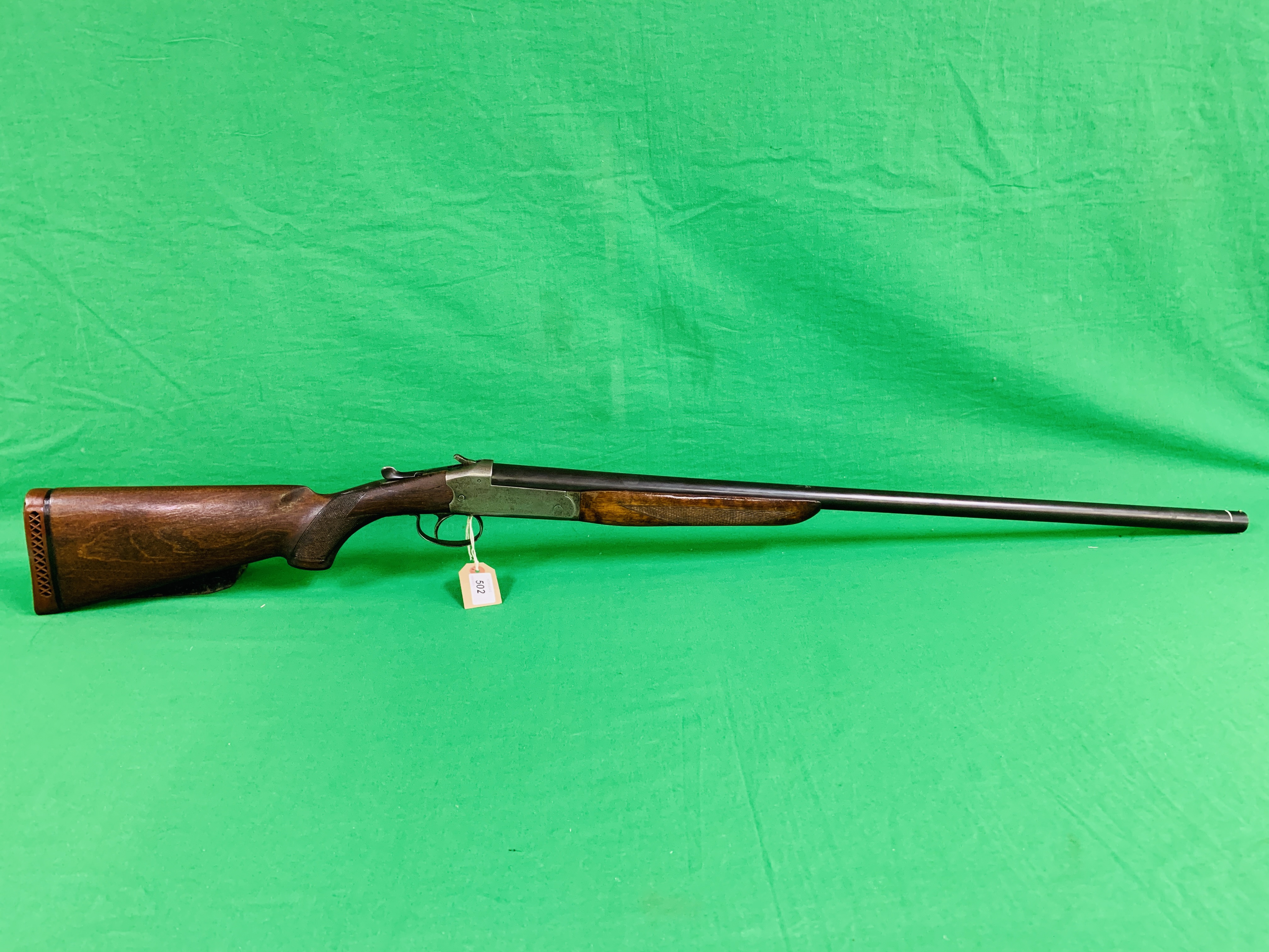 AYA 12 BORE SINGLE SHOT SHOTGUN # 196075 30 INCH BARREL - (ALL GUNS TO BE INSPECTED AND SERVICED BY