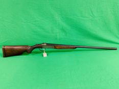 AYA 12 BORE SINGLE SHOT SHOTGUN # 196075 30 INCH BARREL - (ALL GUNS TO BE INSPECTED AND SERVICED BY