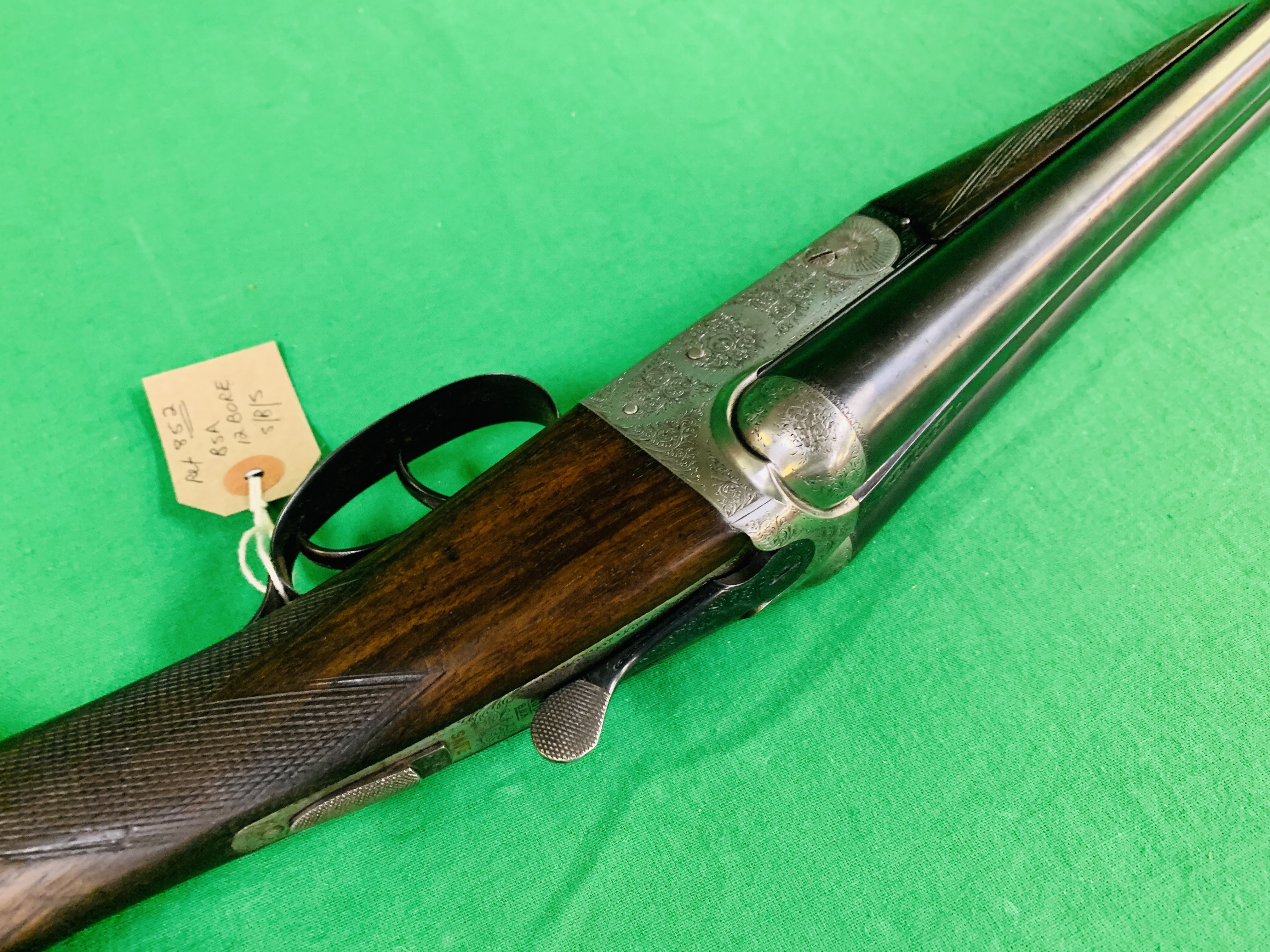 BSA 12 BORE SIDE BY SIDE SHOTGUN # 50670 - (ALL GUNS TO BE INSPECTED AND SERVICED BY QUALIFIED - Image 6 of 7
