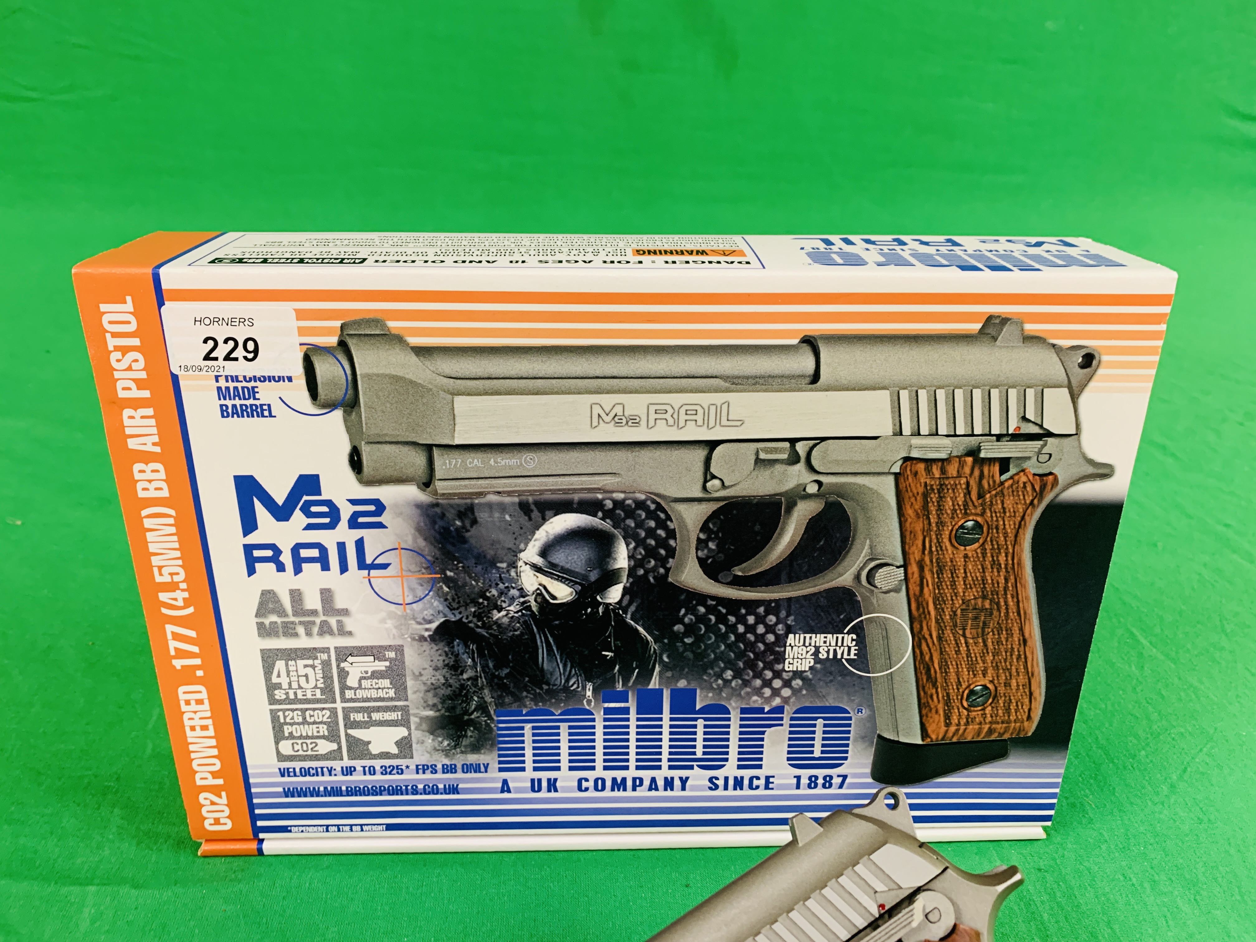 A MILBRO M92 RAIL ALL METAL . - Image 6 of 8