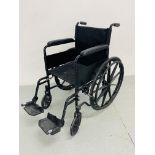 WHEELCHAIR WITH SOLID WHEELS