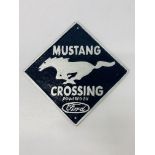 (R) MUSTANG CROSSING PLAQUE