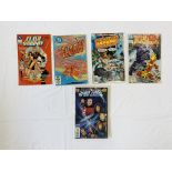 6 VARIOUS DC COMICS: FLASH GORDON NO. 1 (1988), FLASH VOL. 1 NO.