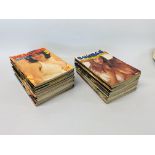 A BOX CONTAINING PEACHES SPECIAL COLLECTORS EROTICA MAGAZINES NO'S 1-26, 29, 31, 32, 34, 35,