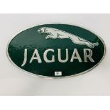 (R) LARGE ALUMINIUM JAGUAR PLAQUE