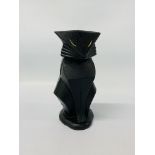 (R) ART DECO CAT DOORSTEP