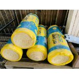 4 X ROLLS OF 75MM ISOVER INSULATION