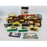 BOX OF VINTAGE DIE-CAST MODEL VEHICLES TO INCLUDE CORGI AND MATCHBOX ETC.