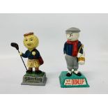 (R) 2 SMALL GOLFER FIGURES