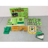 SUBBUTEO TABLE SOCCER INTERNATIONAL EDITION GAME ALONG WITH VARIOUS TEAMS PLAYERS AND ACCESSORIES