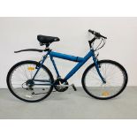 A LADIES EMMELLE BICYCLE WITH 18 SPEED SHIMANO GEARS