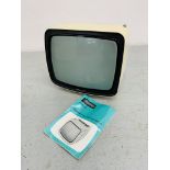 VINTAGE GRUNDIG TV P 1216 GB IN ORIGINAL BOX WITH OPERATING INSTRUCTIONS - SOLD AS SEEN
