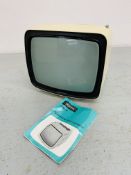 VINTAGE GRUNDIG TV P 1216 GB IN ORIGINAL BOX WITH OPERATING INSTRUCTIONS - SOLD AS SEEN
