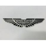 (R) ALUMINIUM ASTON MARTIN PLAQUE