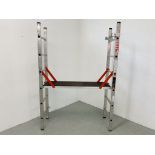 A YOUNGMAN 100 PRODECK COMBINED LADDER AND DECK