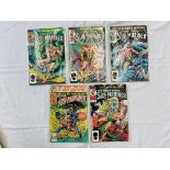 4 MARVEL COMICS - PRINCE NAMOR, THE SUB-MARINER, NOS.