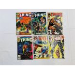 6 MARVEL COMICS THE THING VOL. 1, NOS. 2, 11, 13, 24, 30, 32 (1983-1986) MOST BAGGED.