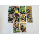 10 VARIOUS MARVEL COMICS: BLACK KNIGHT VOL. 2 NO. 2 (1990), CLOAK AND DAGGER VOL. 2 NO.