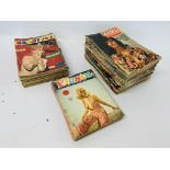 A BOX CONTAINING A COLLECTION OF COLLECTORS GIRL ILLUSTRATED,