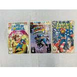 3 MARVEL COMICS - CAPTAIN AMERICA VOL. 1 ANNUAL, NOS. 6, 9, 10. INDIVIDUALLY BAGGED.