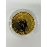 3 X 2021 BRITANNIA ONE OUNCE GOLD BULLION COINS.