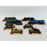 LILLIPUT LANE AGE OF STEAM COLLECTION TO INCLUDE FLYING SCOTSMAN, CORONATION, MALLARD,