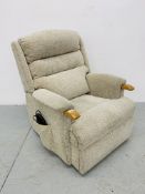 A HSL TI MOTION ELECTRIC RECLINING EASY CHAIR - SOLD AS SEEN