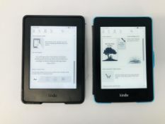 2 X AMAZON KINDLE PAPERWHITE - SOLD AS SEEN