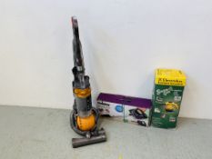 DYSON DC 25 VACUUM CLEANER, BEDRAY QUICK VAC LITE ELECTRIC HAND HELD VACUUM (BOXED,