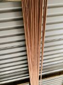 17 X 3M LENGTHS OF 15MM COPPER PIPE