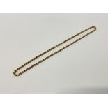 9CT GOLD ROPE TWIST CHAIN