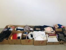 11 X BOXES OF MIXED CLOTHING,