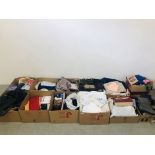 11 X BOXES OF MIXED CLOTHING,