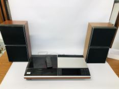 BANG & OLUFSEN BEOCENTER 7007 MUSIC CENTRE COMPLETE WITH REMOTE CONTROL AND INSTRUCTION BOOKLET