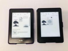 2 X AMAZON KINDLE PAPERWHITE - SOLD AS SEEN