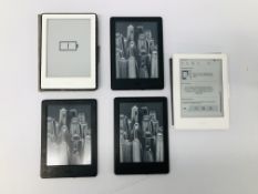 5 X AMAZON KINDLES - SOLD AS SEEN
